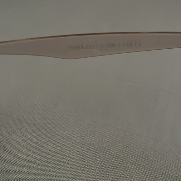 Aimee Kestenberg pink reading glasses +1.50 - Picture 5 of 5